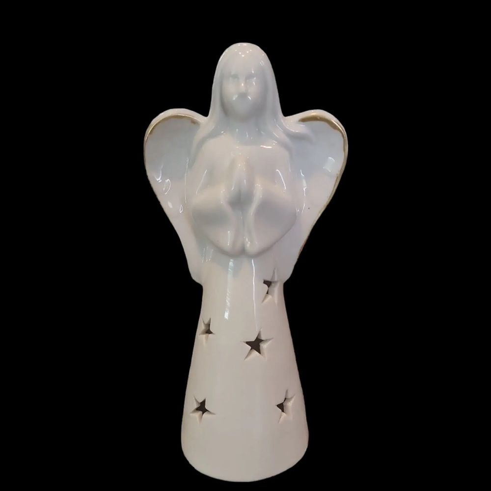 Praying Angel Light-up Figurine Statue